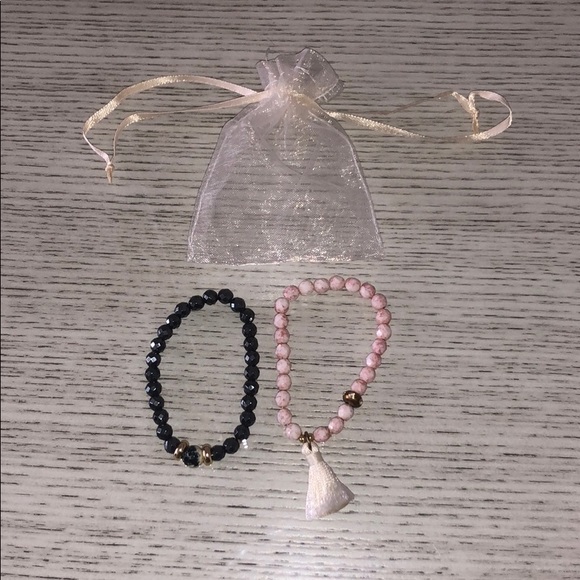 Never worn two trendy beaded bracelets- must go!!!